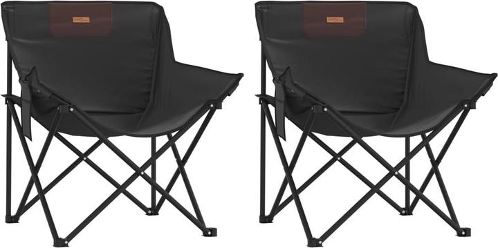 Actual product image VidaXL Camping chairs 2 pcs. with folding bag