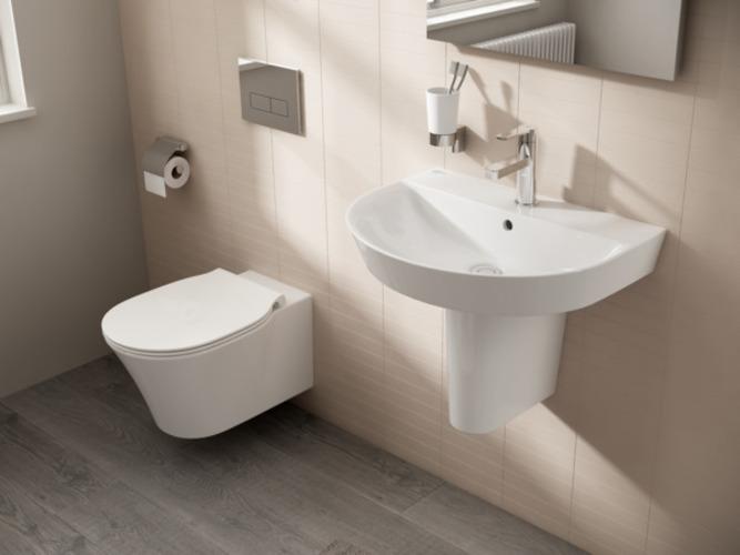 Actual product image Ideal Standard Half column Connect Air to washbasin wei E030901 (280 mm, 180 mm)