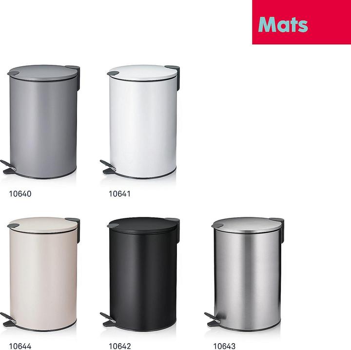 Actual product image Kela Dust bin Mats white (12 l)