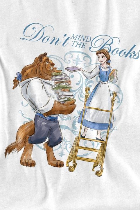 Immagine prodotto Beauty And The Beast Don't Mind the Books Maglietta Bambini (140)