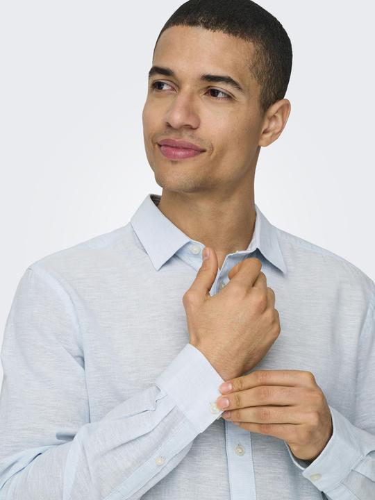 Actual product image Only & Sons Slim fit shirt collar shirt shirt shirt (M)