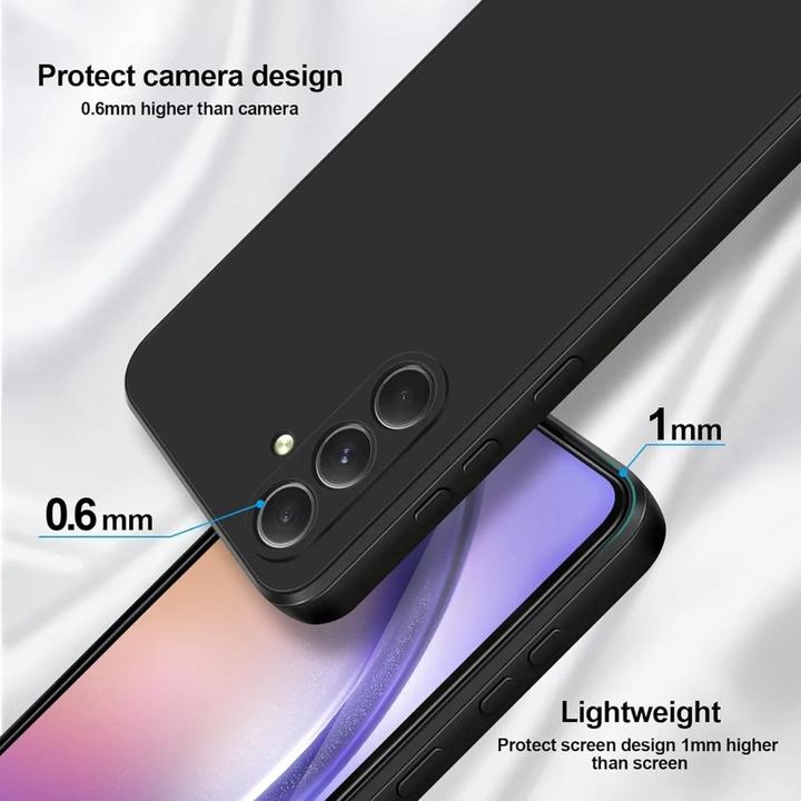 Actual product image RPD Samsung Galaxy S25 - Silikon Schutzhülle, schwarz (Samsung Galaxy S25)