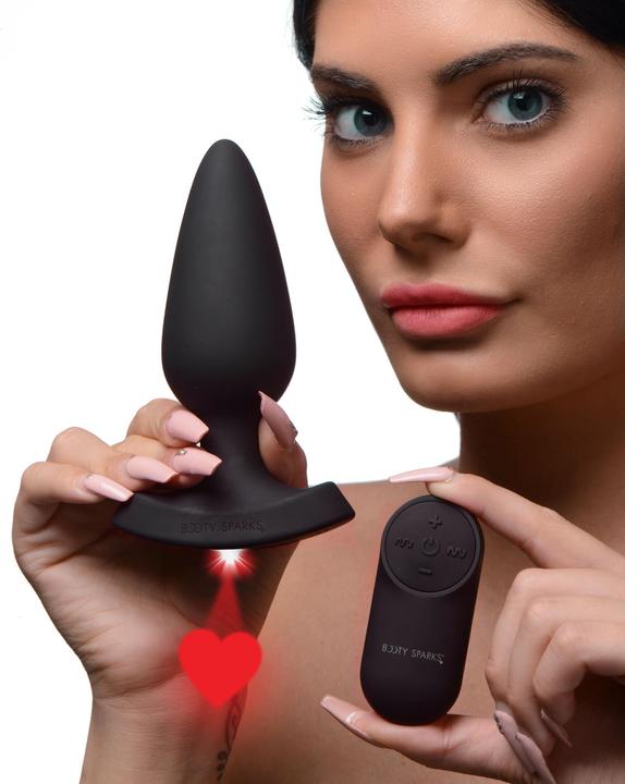 Immagine prodotto XR Brands Plug anale grande con cuore laser e telecomando