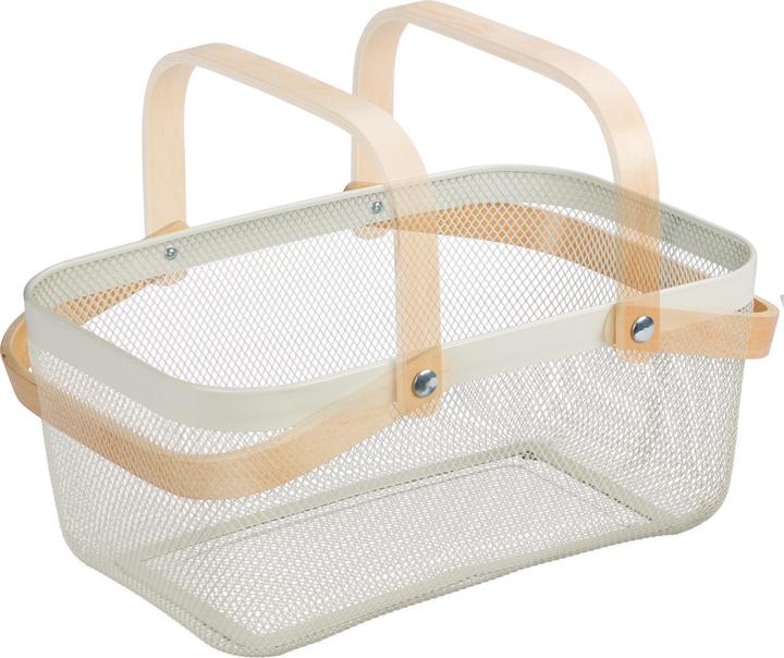 Image du produit Relaxdays Panier en fil métallique (1 x, 43 x 27 x 17.5 cm)