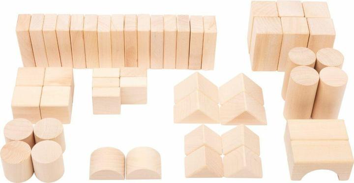 small foot Blocs en bois nature