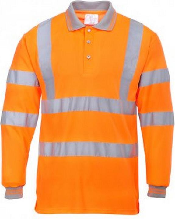Produktbild Portwest HiVis Langarm Polohemd (M)