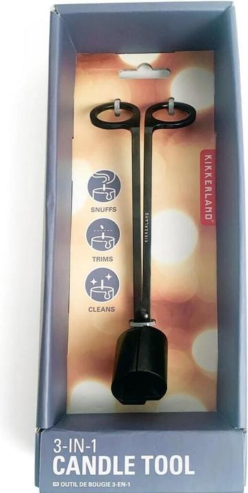 Productafbeelding Kikkerland 3-In-1 Candle Tool (5,5 x 4 x 16 cm)
