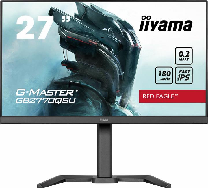 Actual product image iiyama 27IN G-MASTER RED EAGLE FAST IPS 2560X1440 180HZ AND 0.2MS MP (2560 x 1440 pixels, 27")