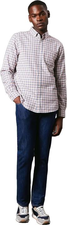 Actual product image Universal Textiles Mens Club Checked Brushed Long-Sleeved Shirt (S)