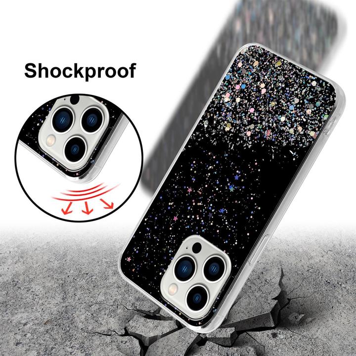 Image du produit Cadorabo Couverture TPU paillettes scintillantes (Apple iPhone 13 Pro Max)