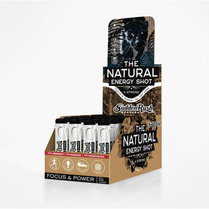 Sudden Rush Natural Energy Shot XST (Lampone, 24 x)