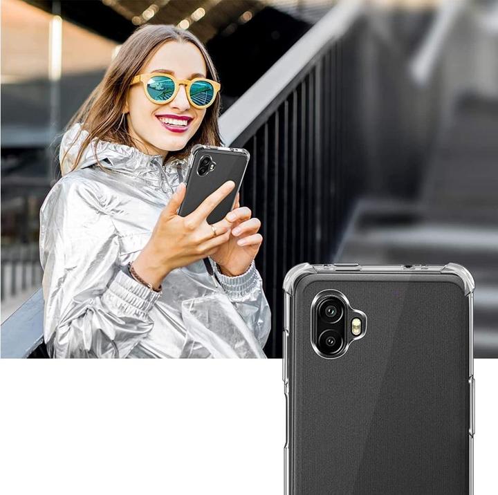 Produktbild Screenguard Samsung Galaxy Xcover6 Pro Hülle Crystal Soft Airbag Bumper (Samsung Galaxy XCover 6 Pro)