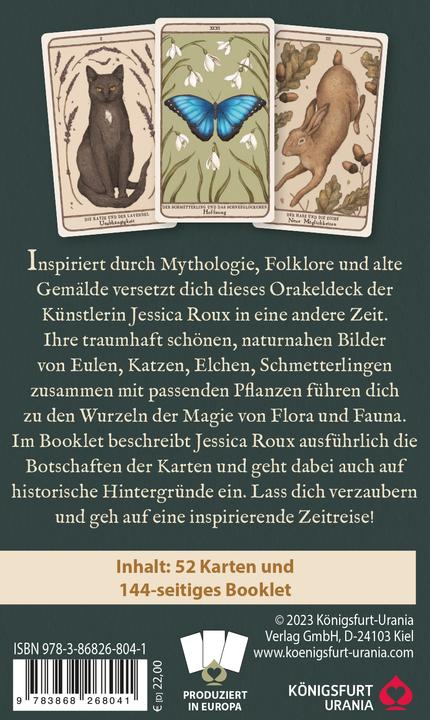 Produktbild Woodland Wardens: 52 Orakelkarten mit Booklet (Deutsch, Jessica Roux, 2023)