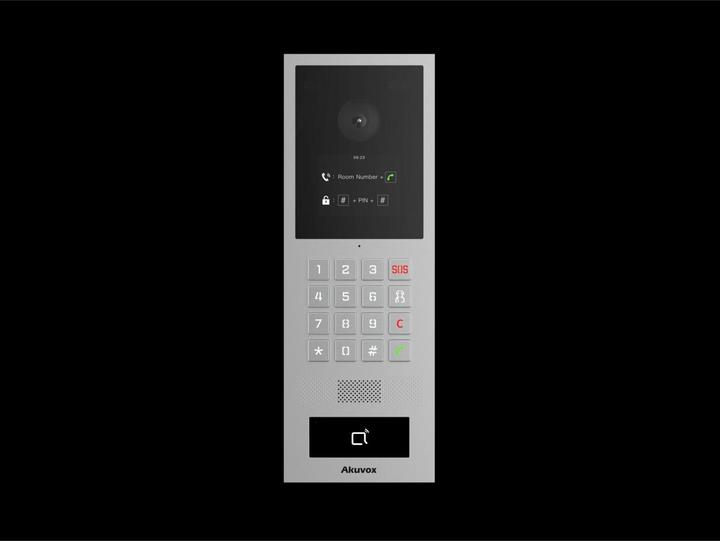 Immagine prodotto Akuvox Posto esterno video IP e analogico con RDIF, BLE, NFC e tastiera S532 (Bluetooth)