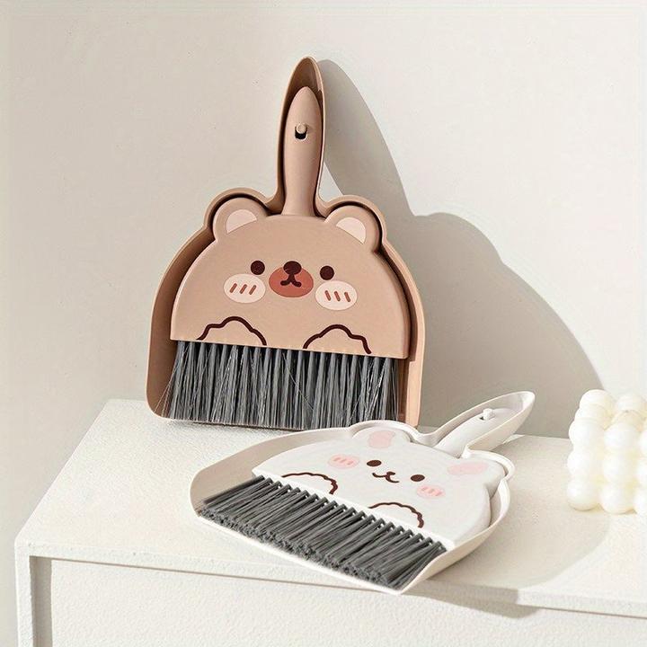 Immagine prodotto Activity Board 1pc Adorable Cartoon Mini Kehrschaufel und Besen, Petite Handheld Cleaning Kit für Desktop und (1 pz.)