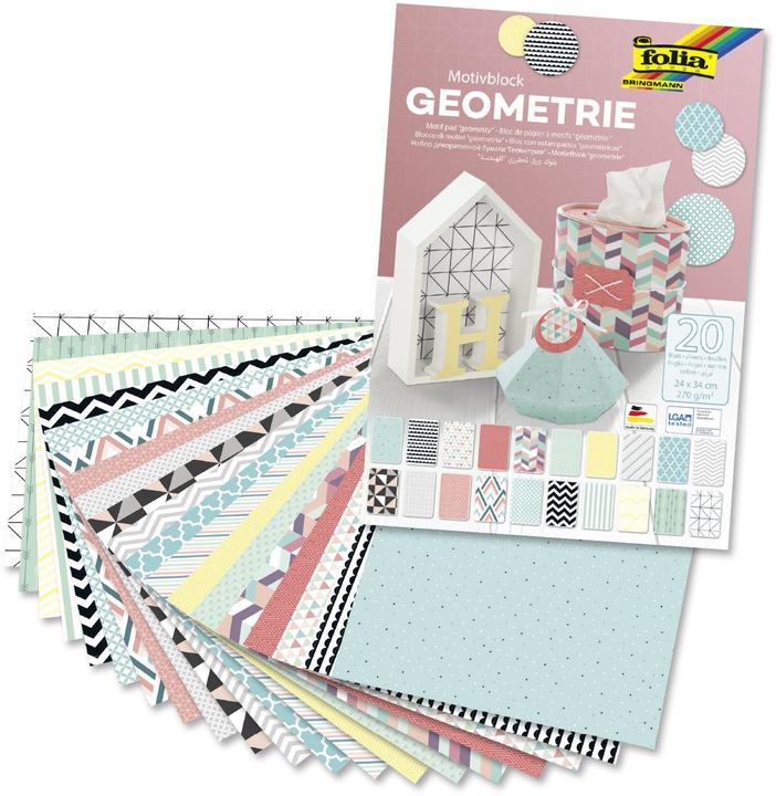 Image du produit Folia Bloc de motifs (270 g/m², 20 x)