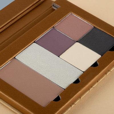 Actual product image Benecos BIO Palette Small New York - 12g - Beauty ID (Whipped cream, pearl onyx, ballerina glam, Matt Plum)