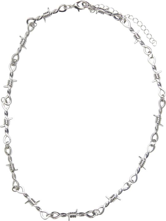 Urban Classics Barbed Wire Necklace (100% Zink)
