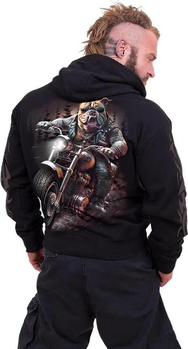 Actual product image Spiral Unisex Adult Top Dog Hoodie (M)