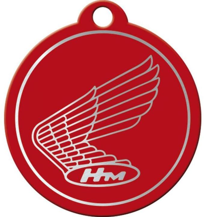 Image du produit Nostalgic-Art Merchandising Nostalgic Art Porte-clés Honda Ø 4 cm, Rouge, Motif : Véhicule