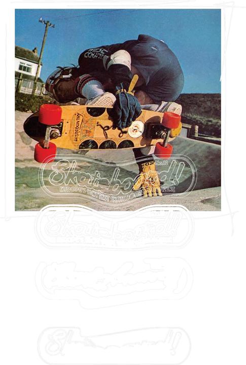 Actual product image Skateboard Unisex Adult Magazine Photograph T-Shirt (XXL)