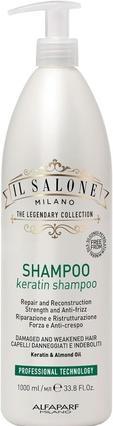 Image du produit Il Salone Milano Shampooing à la kératine 1000ml pour cheveux abîmés et affaiblis (1000 ml, Shampoing liquide)