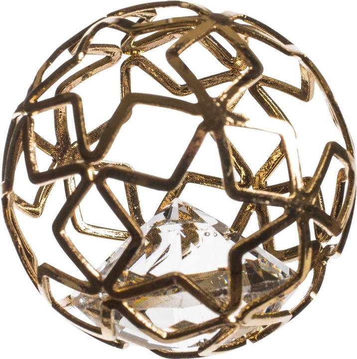Image du produit Ambiance Technology Ambiance Streudeko Ball Star Gold, Motif : étoile, Matériau : métal