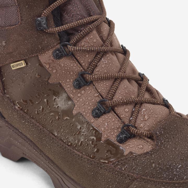 Actual product image Solognac Hunting boots Crosshunt 140 waterproof warm brown (42)
