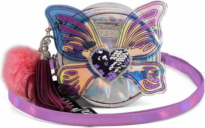 Actual product image Oh My Pop! Small Round Shoulder Bag Wings