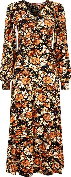 Produktbild Joe Browns PETITE Autumnal Floral V-Neck Midi Dress (38)