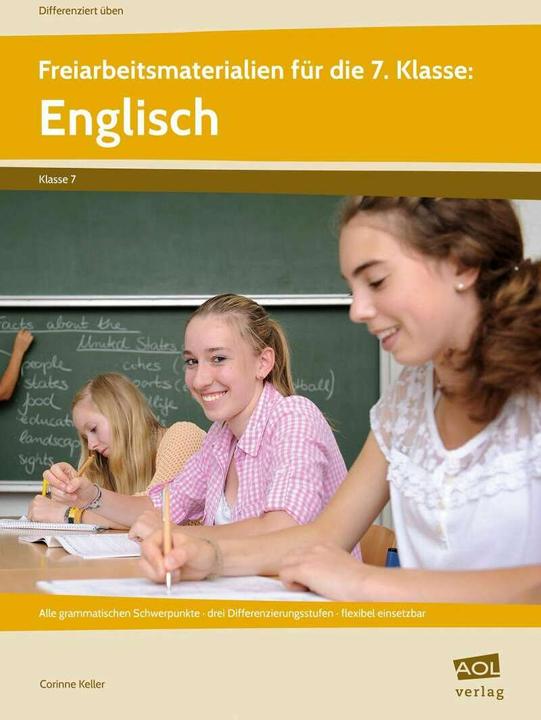 Actual product image Freiarbeitsmaterialien für die 7. Klasse: Englisch (German, Corinne Keller, 2018)