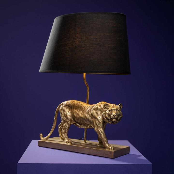 Actual product image Werner Voss Tiger table lamp gold black (E27)