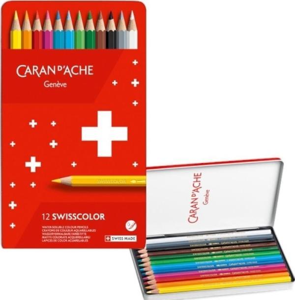 Image du produit Caran d'Ache Crayons de couleur (Multicolore, 12 x)