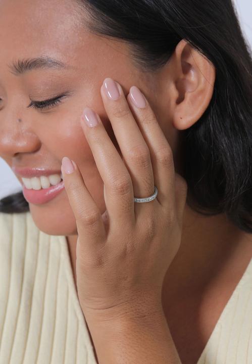 Actual product image Elli Band ring, crystal ring (62, 925 Silver)