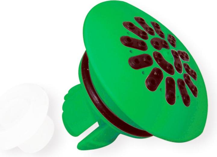 aquaclic Softspray attachment for Clima shower, green