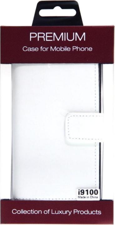 Produktbild OEM Slim Leather Book Case Galaxy S2 - White 4250710543199 (Samsung Galaxy S II i9100)