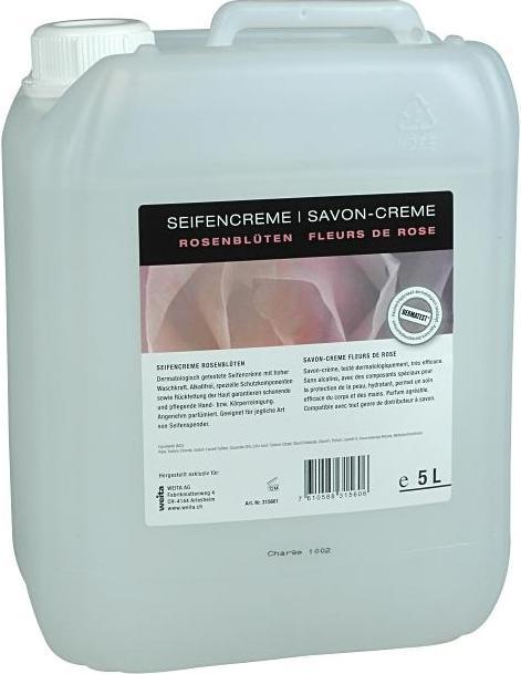 Dreiturm Seifencreme "Rosenblüten" 5 L (Seifenlotion, 5000 ml)