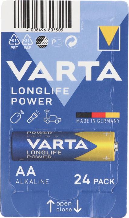 Produktbild Varta Longlife Power (24 Stk., AA, 2970 mAh)