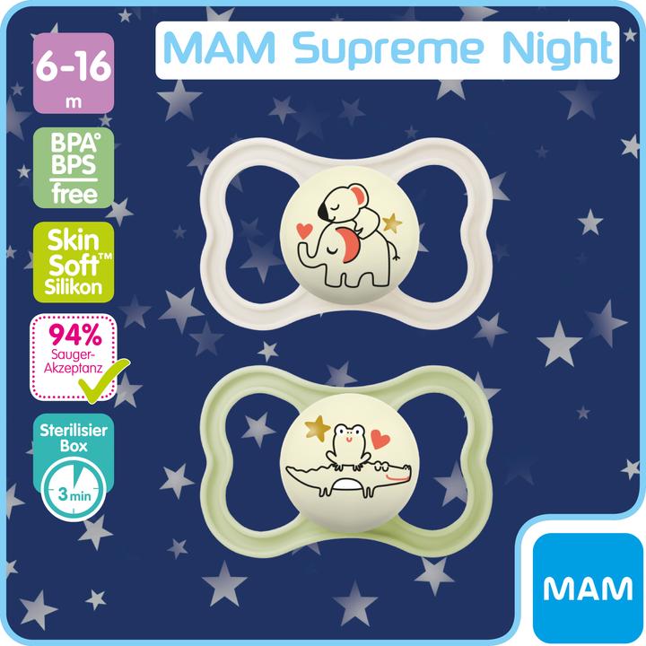 Actual product image MAM Supreme Night (2 x, 6 - 16 M.)