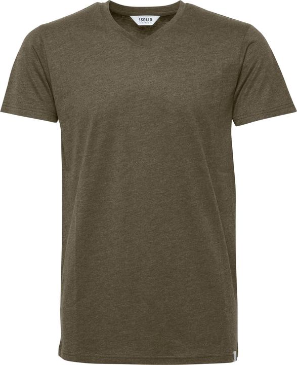 Immagine prodotto Solid Bedo T-Shirt A Maniche Corte Maglietta Da Uomo Con Collo A V In Cotone 100% (3XL)