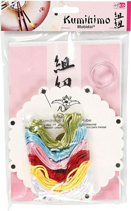 Produktbild Efco Kumihimo Bastelset: Grundausstattung (17 cm, Kunststoff, Papier)