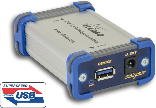 Actual product image Allnet ALLDAQ ADQ-USB 3.0-ISO / USB 3.0 SuperSpeed isolator up to 1kV, ext. supply: 5VDC