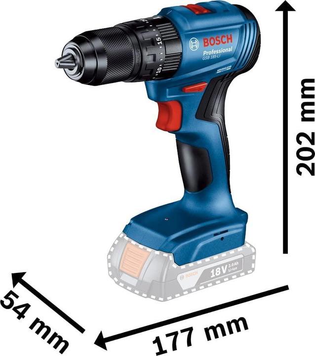 Image du produit Bosch Professional Perceuse-visseuse à percussion (Fonctionnement sur batterie)