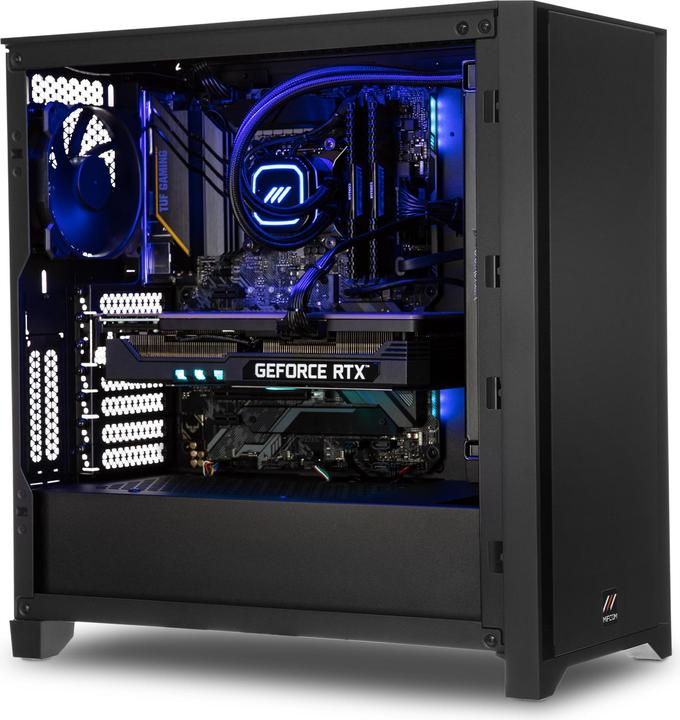 Image du produit Mifcom Savage RTX3080 Core i7 12th Advanced (Intel Core i7-12700K, 32 Go, 1500 Go, GeForce RTX 3080)