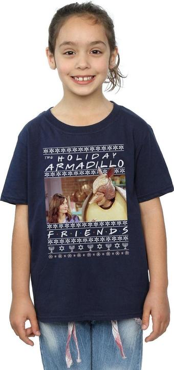 Immagine prodotto Friends Fair Isle Holiday Armadillo Maglietta Ragazze (140, 146)