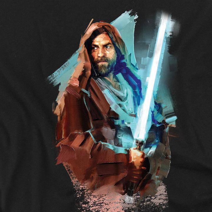 Immagine prodotto Star Wars Maglietta Obi Wan Kenobi Verniciato Adulto Unisex (L)