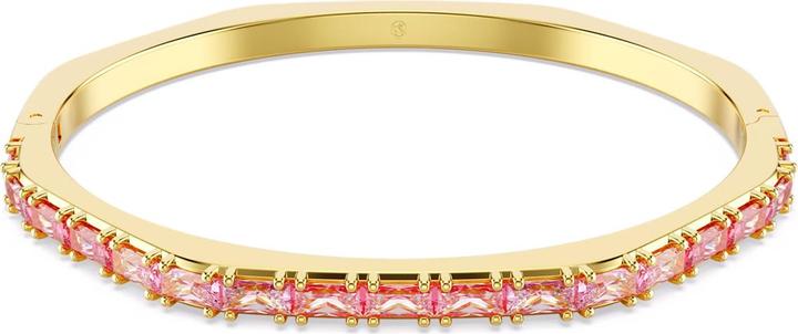Immagine prodotto Swarovski Matrix Armreif Baguette Schliff Rosa Gold (18.50 cm, Metallo Swarovski)