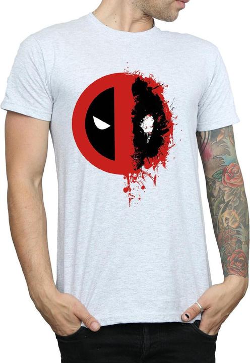 Produktbild Deadpool Split Splat Logo TShirt (XL)