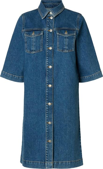 Selected Femme Jeans Midikleid (40)