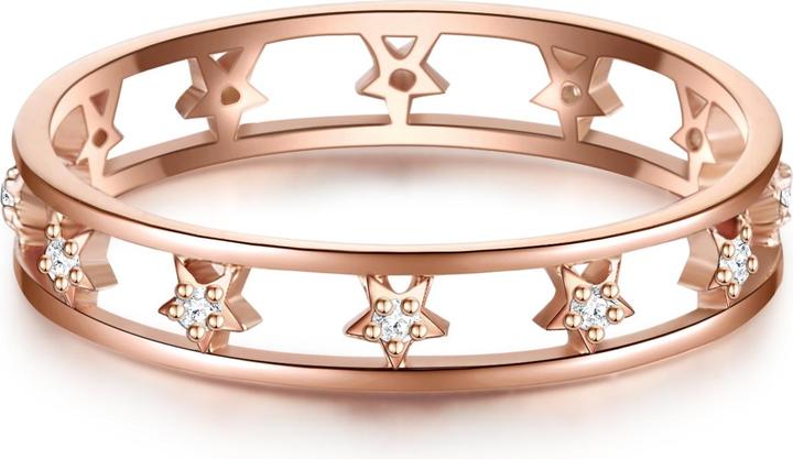 Glanzstücke München Damen Sterne Sterling Silber Zirkonia roségold - 15778